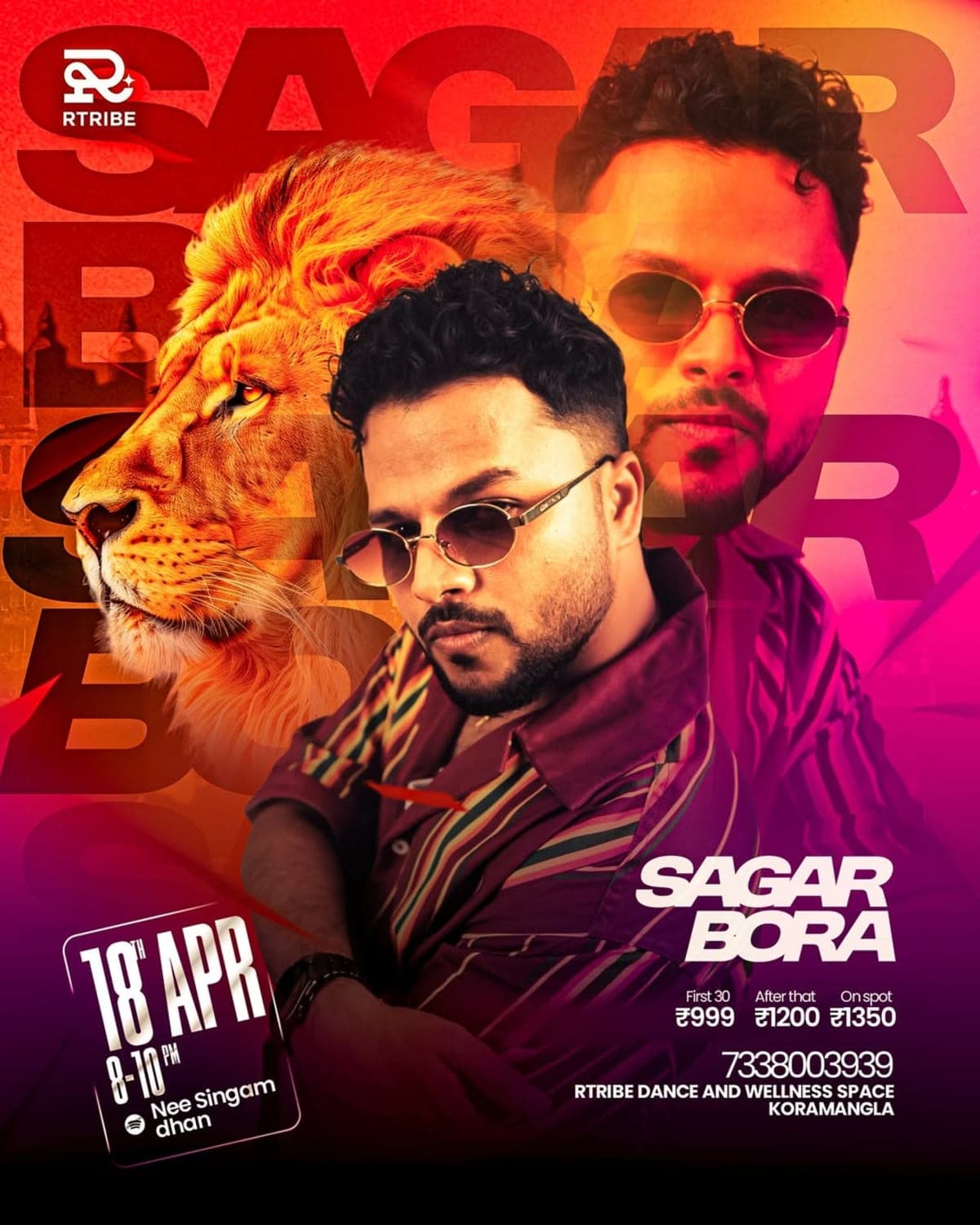 Sagar Bora - Nee Singam Dhan Dance Workshop