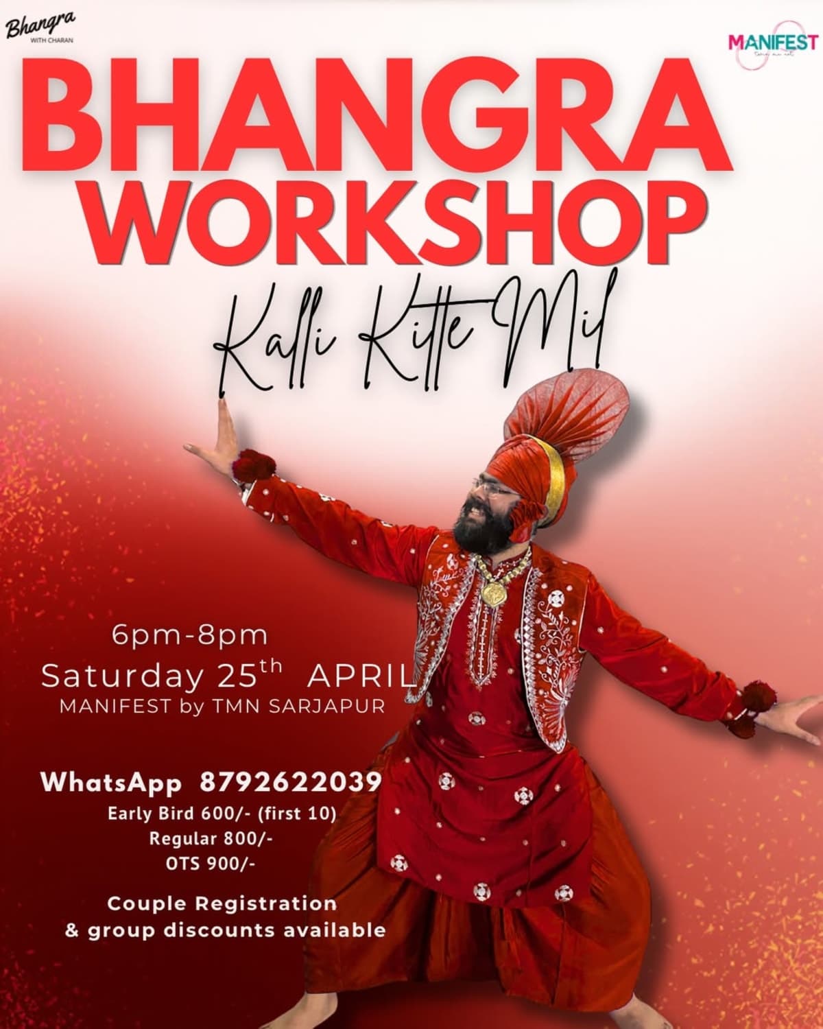 Bhangra workshop by Charankamal