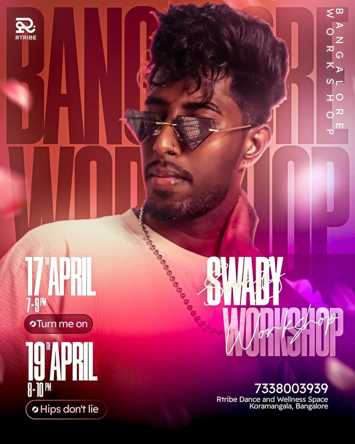 Dance workshop by Swady on Turn Me On and Hips Don’t Lie