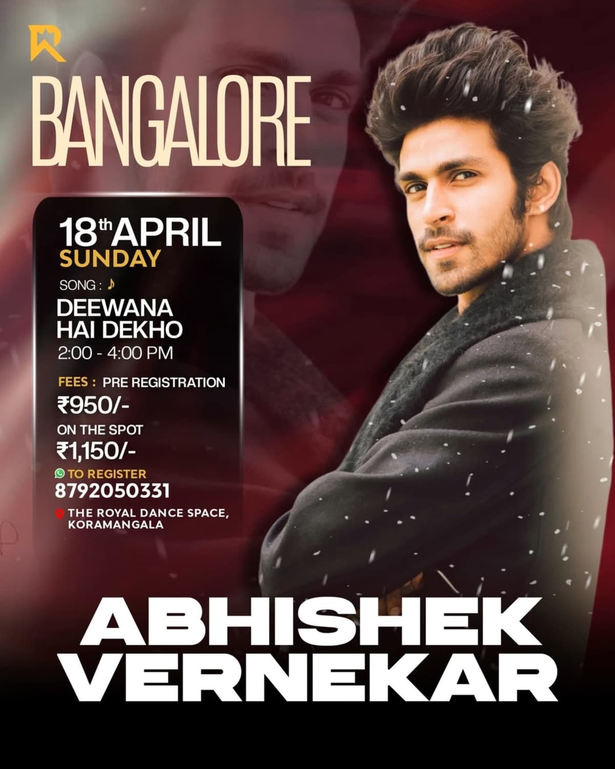 Dance workshop by Abhishek Vernekar